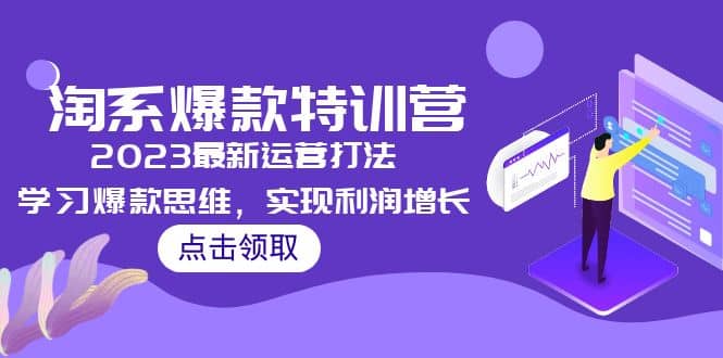 2023淘系爆款特训营，2023最新运营打法，学习爆款思维，实现利润增长-资源大全网